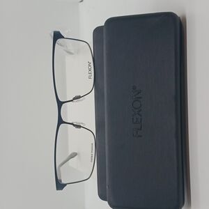 NWT MEN'S FLEXON EYEGLASS FRAMES E1137 BLACK